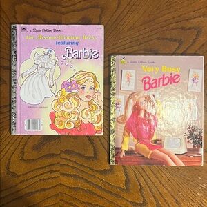 Barbie kids books | set of 2 vintage Barbie Golden Books